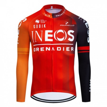 Cykeltrøje Langærmet 2024 INEOS Grenadiers Orange